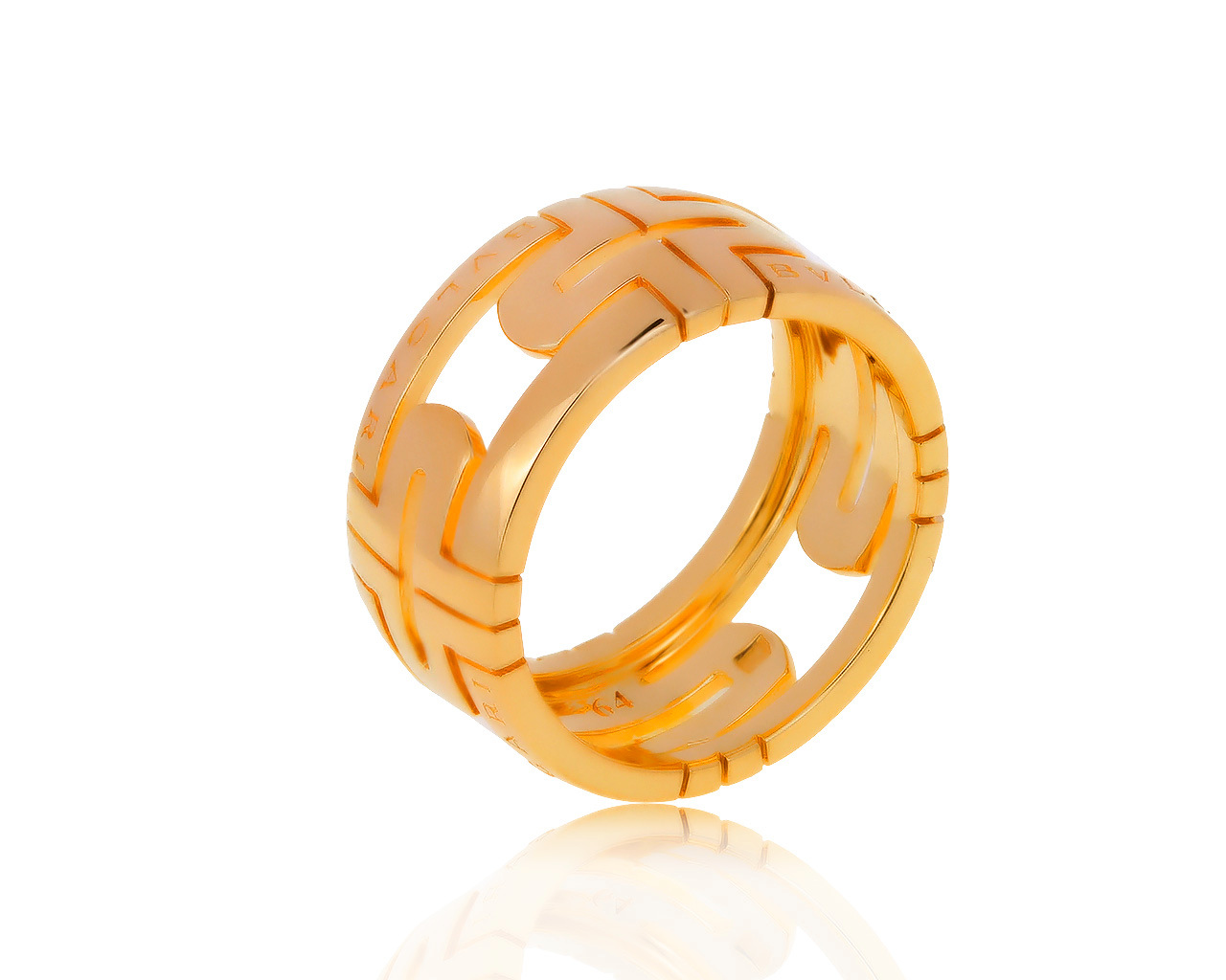 Оригинальное золотое кольцо Bvlgari