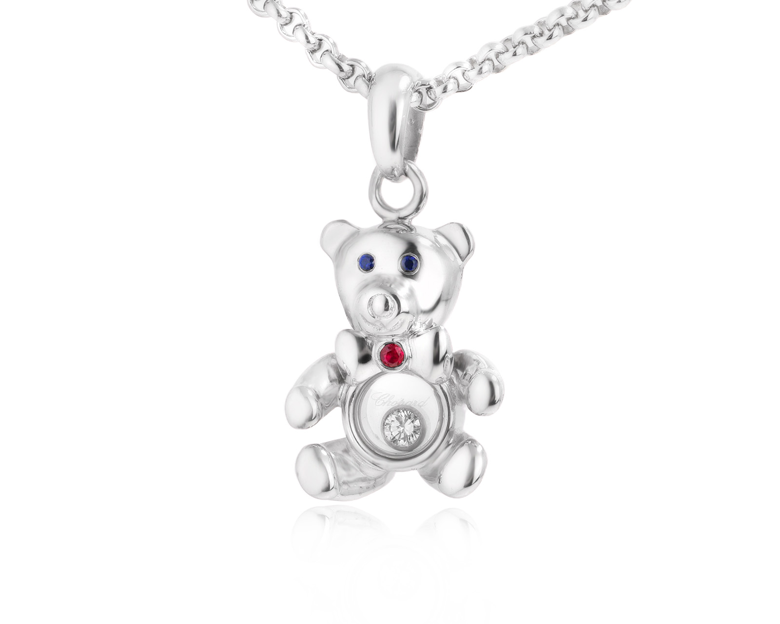 Оригинальный золотой кулон Chopard Happy Diamond Bear 180825/2