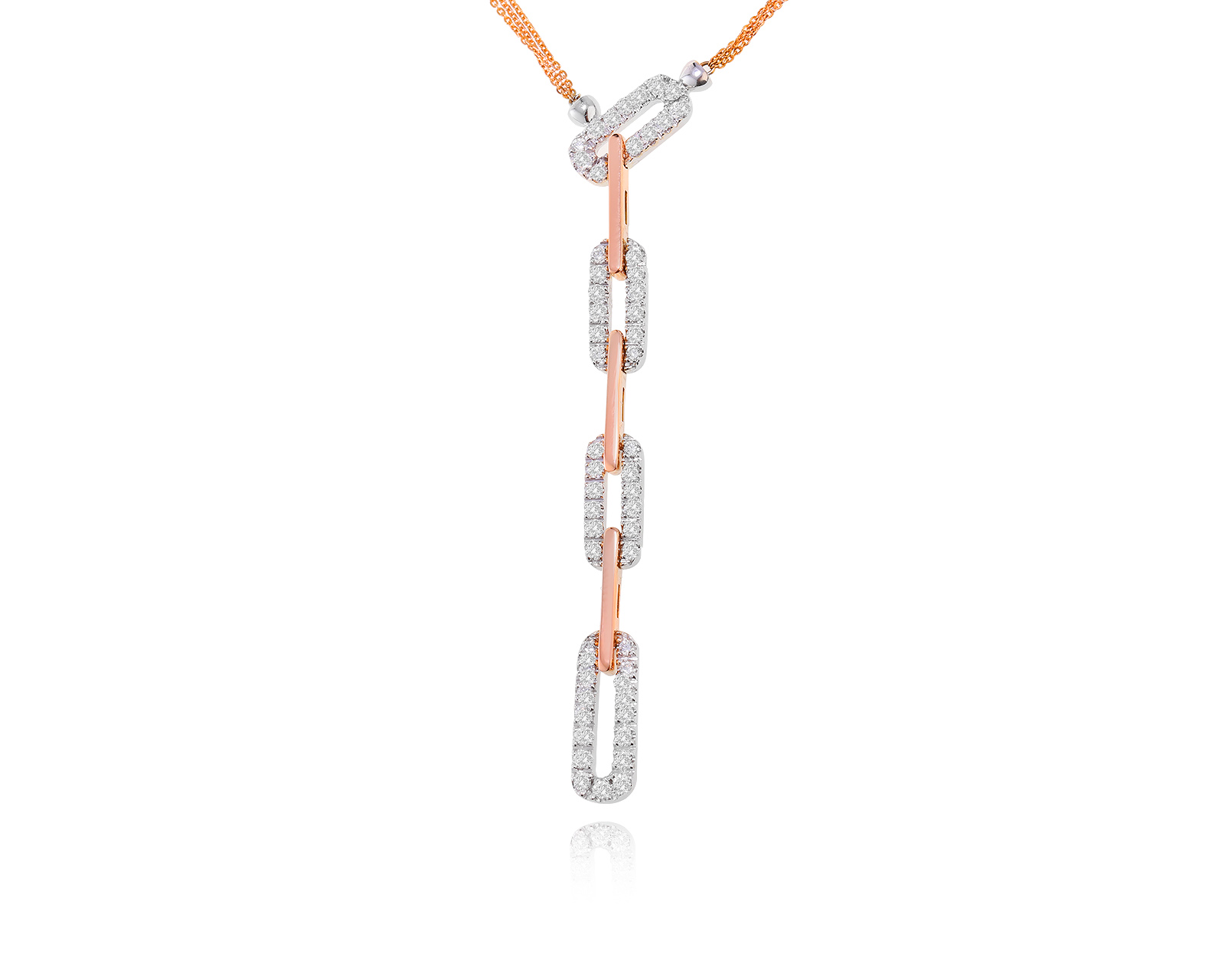 Оригинальное золотое колье Damiani Segnaletici 270723/8