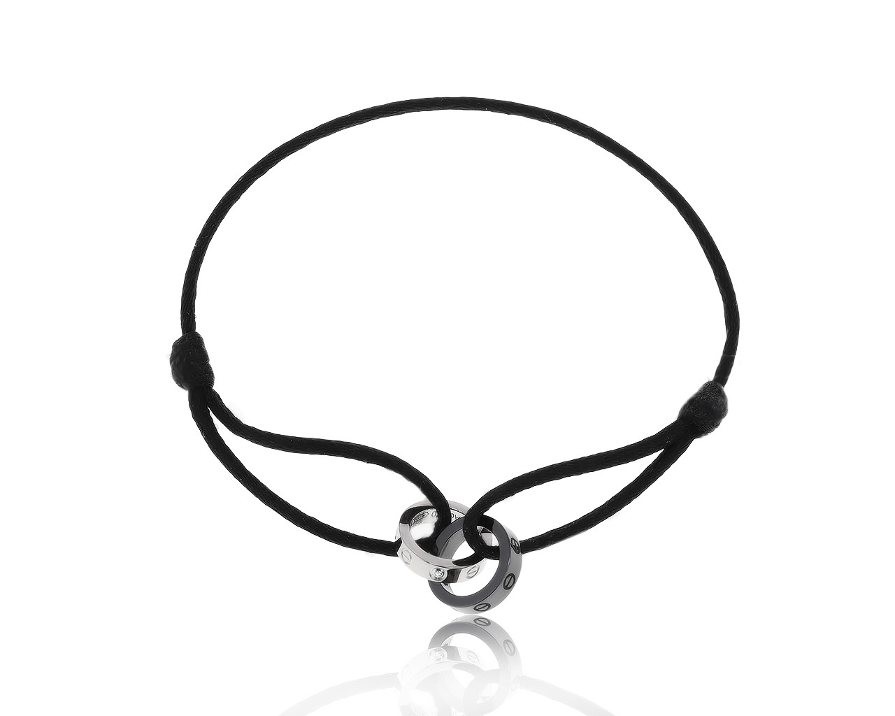 Оригинальный золотой браслет с бриллиантами 0.015ct Cartier Love 020221/2