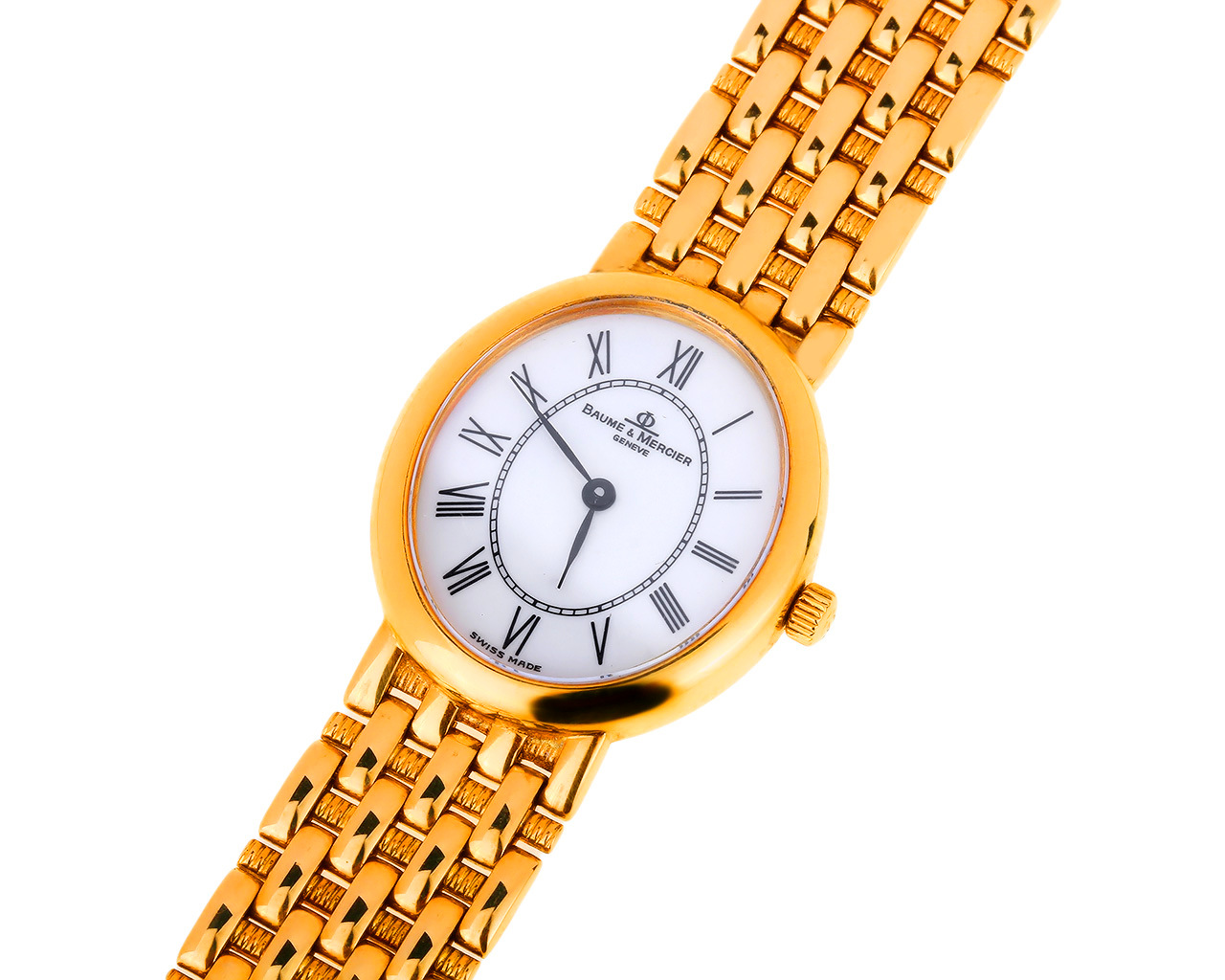 Наручные золотые часы Baume&Mercier 180417/12