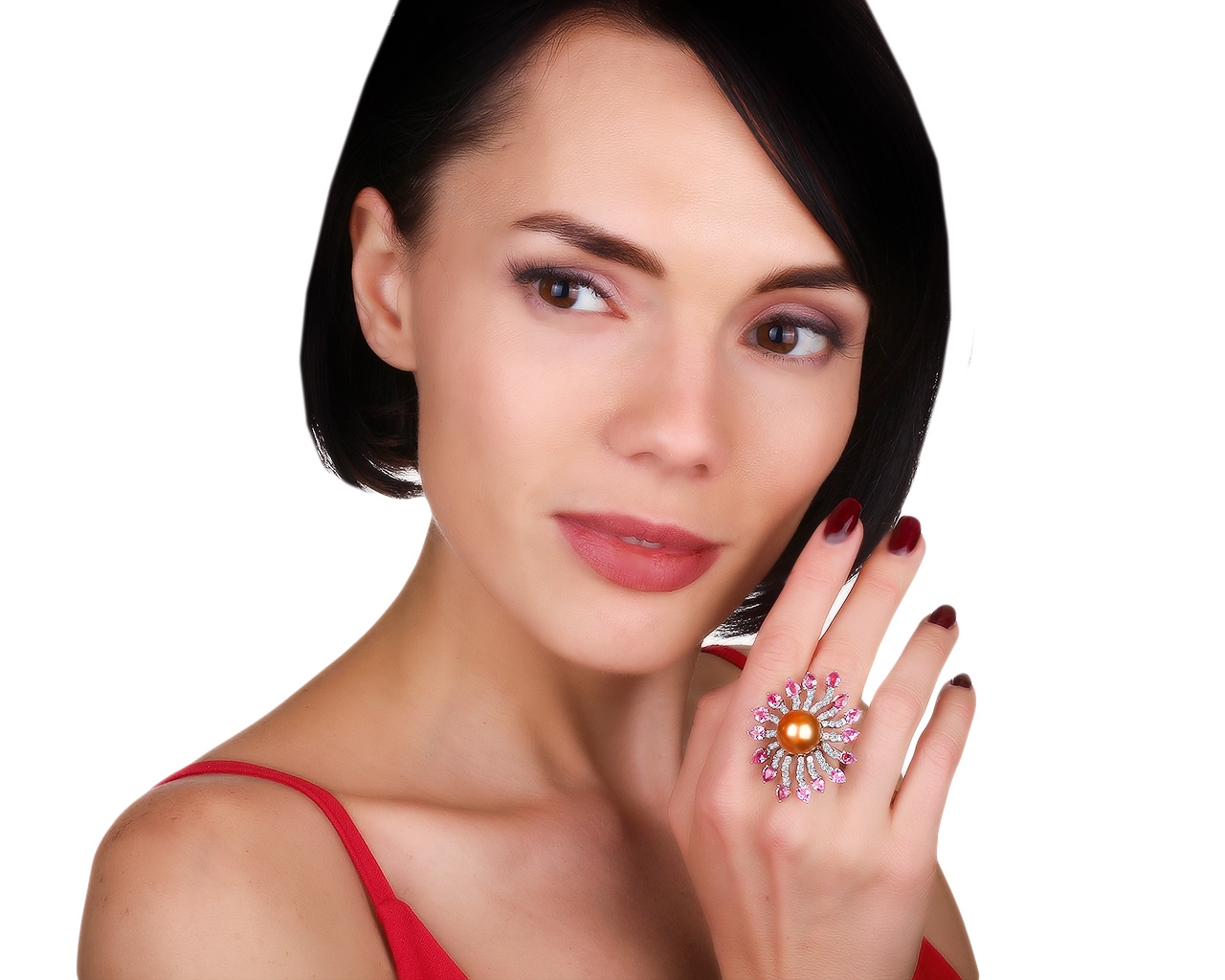 Шикарное золотое кольцо с бриллиантами 1.68ct