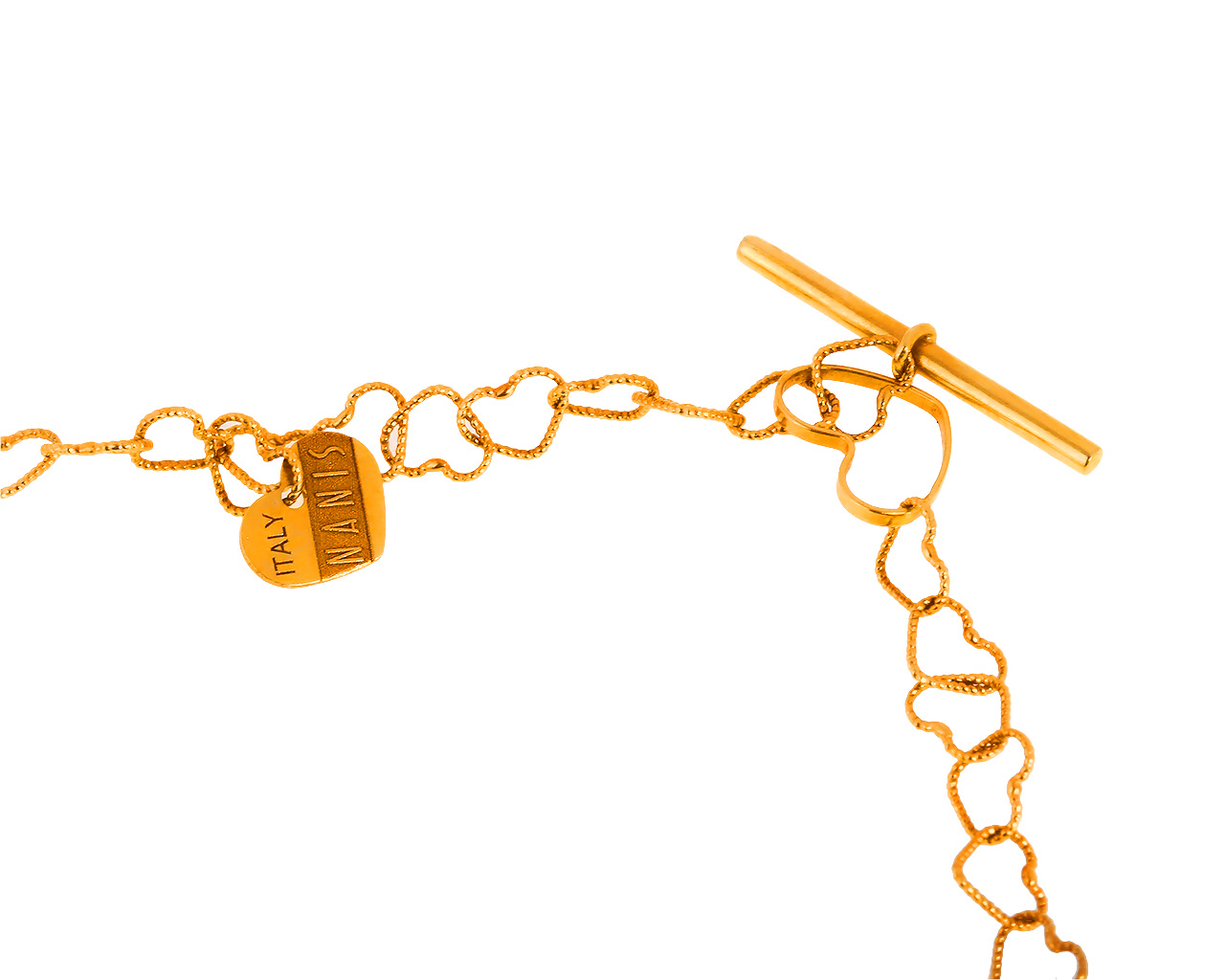 Утонченное золотое колье-цепь Nanis 250319/2