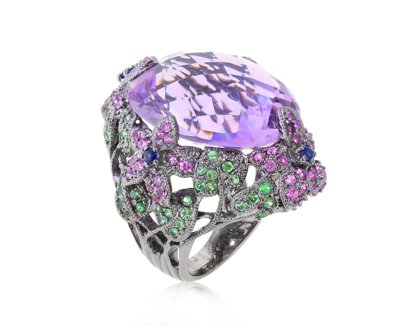 Завораживающее золотое кольцо с аметистом 27.54ct 280622/1 Завораживающее золотое кольцо с аметистом 27.54ct 280622/1