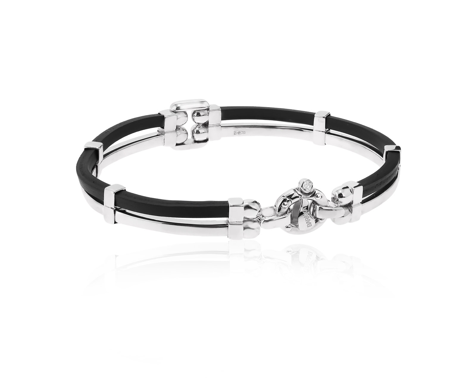 Оригинальный золотой браслет с бриллиантом 0.01ct Baraka