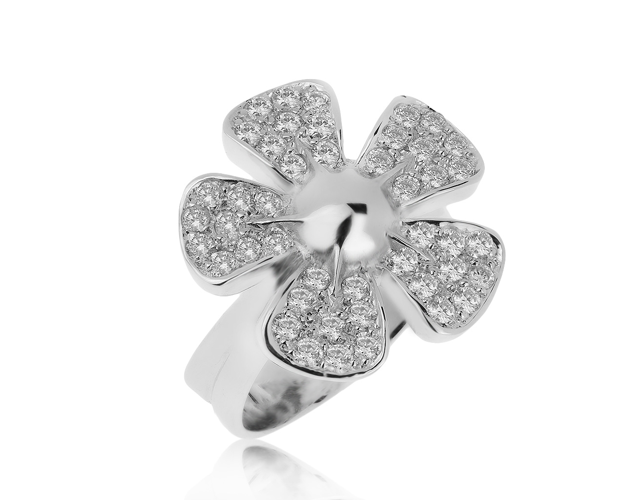 Модное золотое кольцо с бриллиантами 1.01ct 170820/12 Модное золотое кольцо с бриллиантами 1.01ct 170820/12