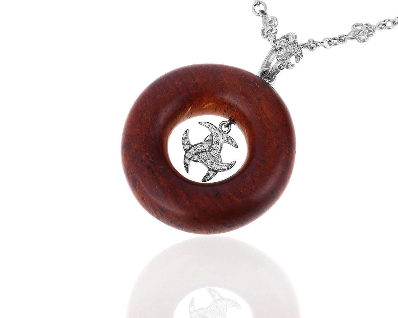 Оригинальный кулон с бриллиантами 0.24ct Loree Rodkin 050518/10