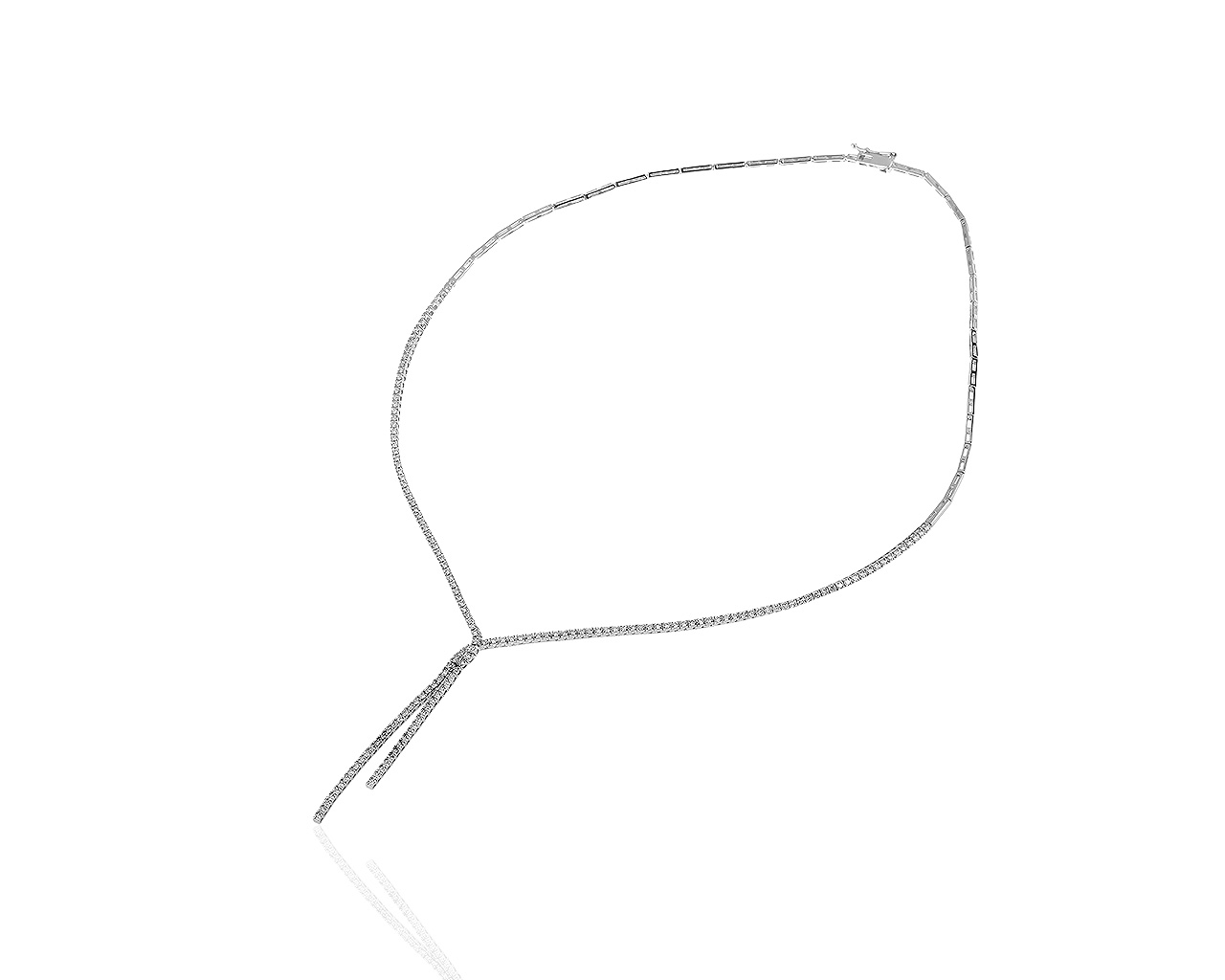 Престижное золотое колье с бриллиантами 2.00ct