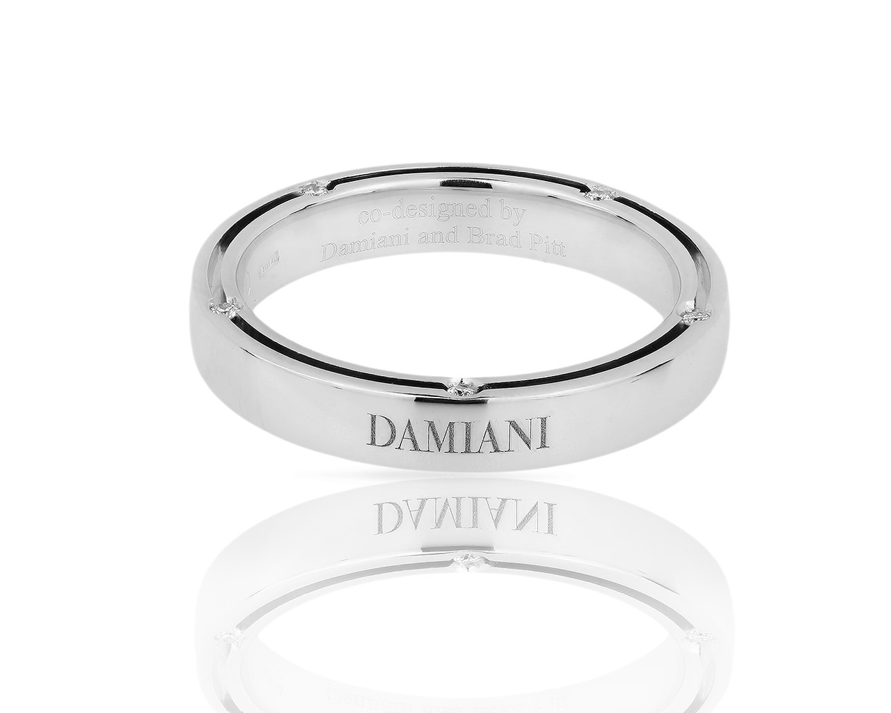 Золотое кольцо с бриллиантами 0.09ct Damiani 280618/6