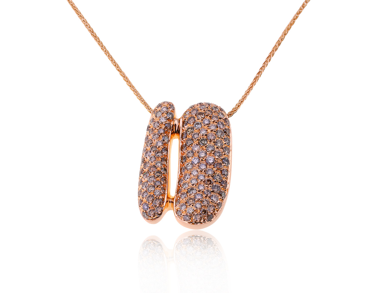 Оригинальный золотой кулон с бриллиантами 2.20ct Antonini 090121/2 Оригинальный золотой кулон с бриллиантами 2.20ct Antonini 090121/2