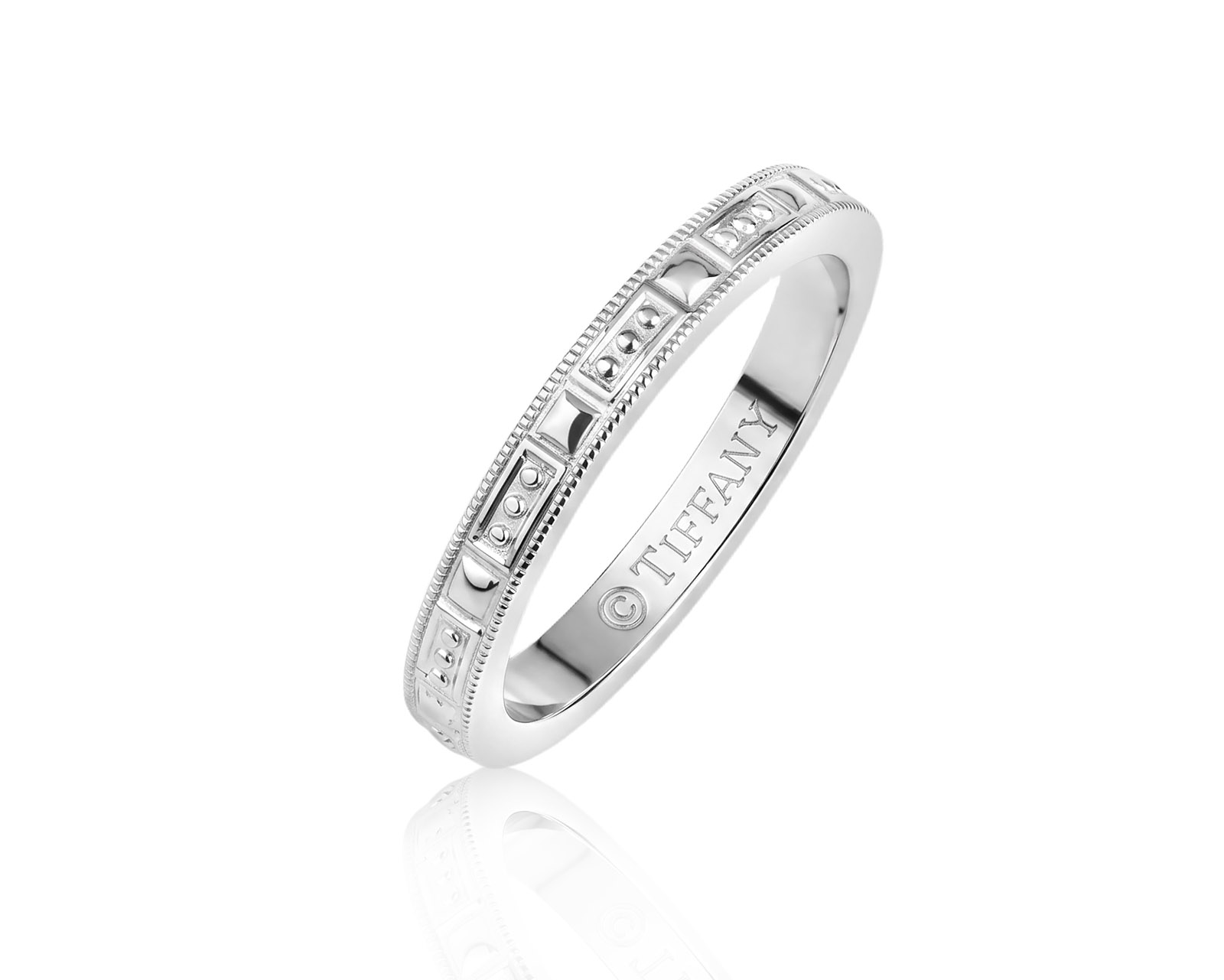 Оригинальное платиновое кольцо Tiffany&Co 050526/7