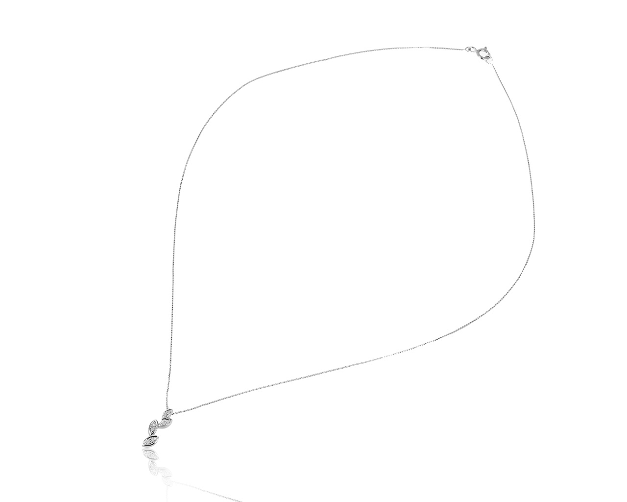 Оригинальный золотой кулон с бриллиантами 0.05ct H.Stern