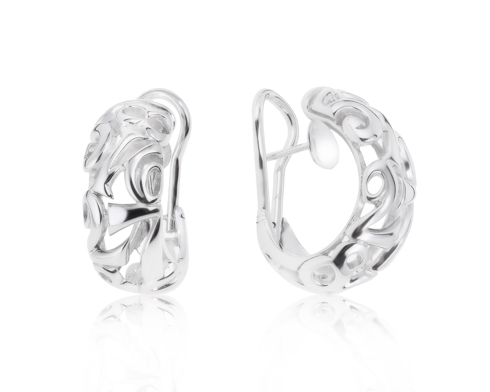 Изящные золотые серьги 130322/4