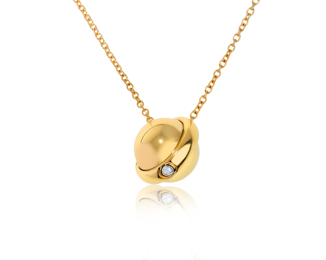 Оригинальный золотой кулон с бриллиантом 0.05ct Piaget Possession 100421/8