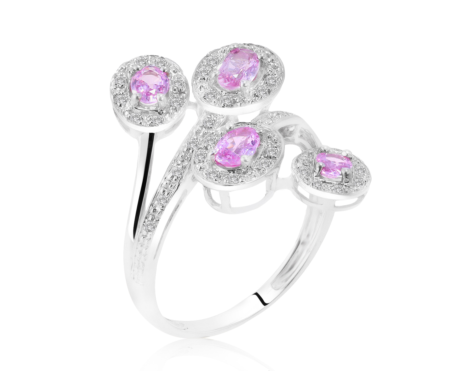 Превосходное золотое кольцо с сапфирами 0.77ct 090921/5 Превосходное золотое кольцо с сапфирами 0.77ct 090921/5