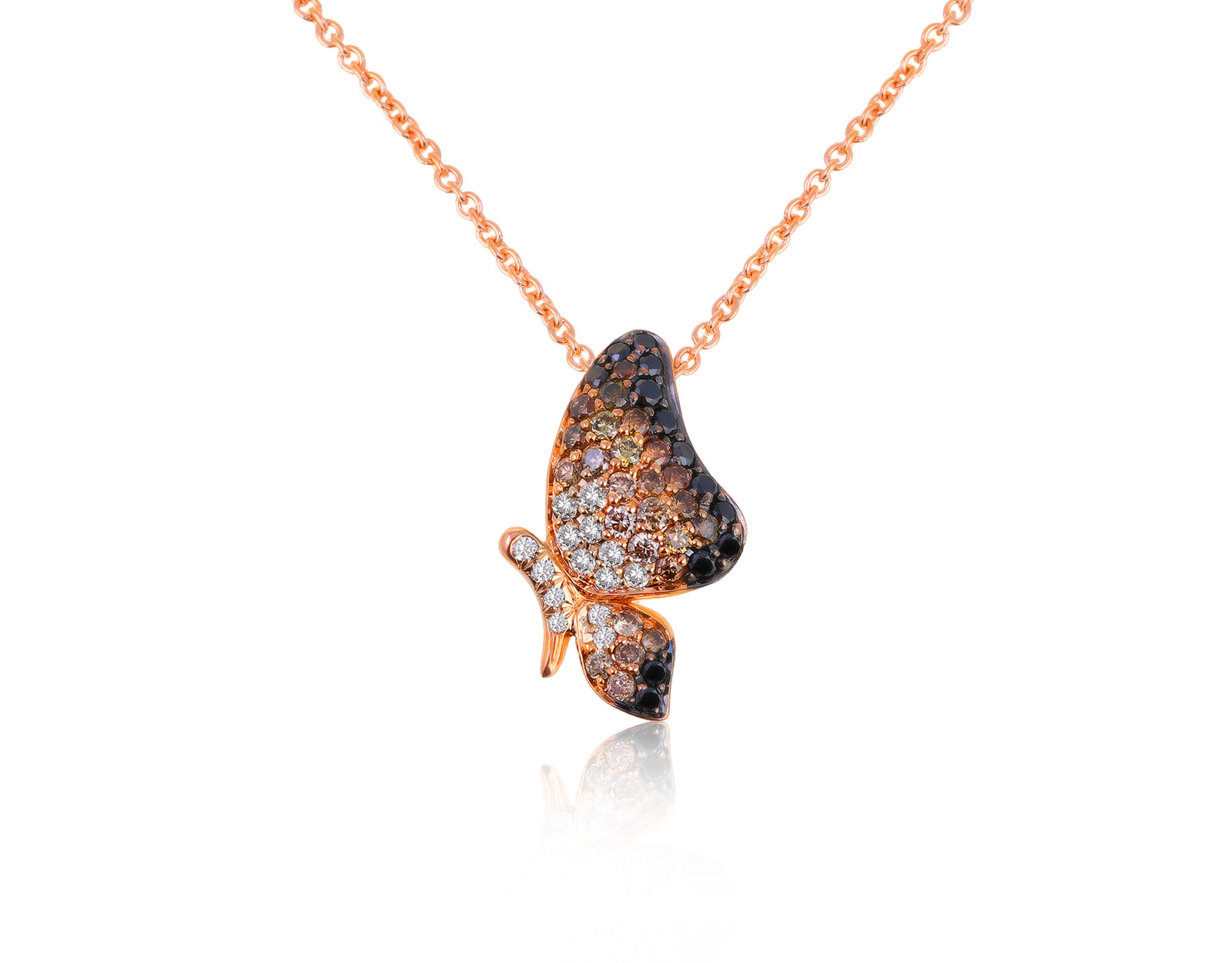Оригинальный золотой кулон с бриллиантами 0.57ct Crivelli Butterfly 220621/3 Оригинальный золотой кулон с бриллиантами 0.57ct Crivelli Butterfly 220621/3