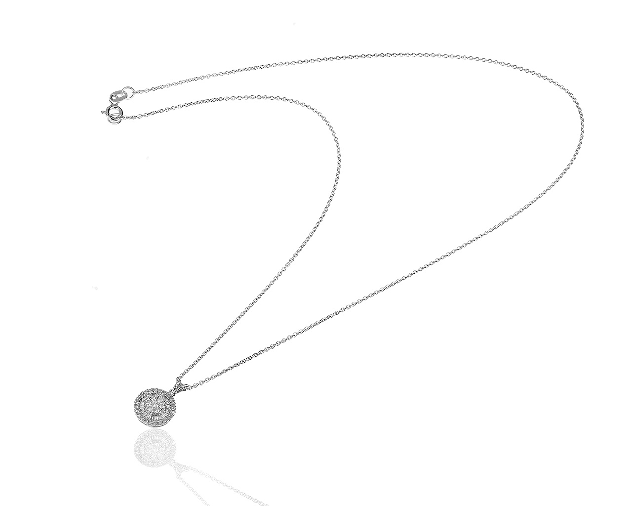 Итальянская золотая подвеска с бриллиантами 0.47ct Vieri 220618/3