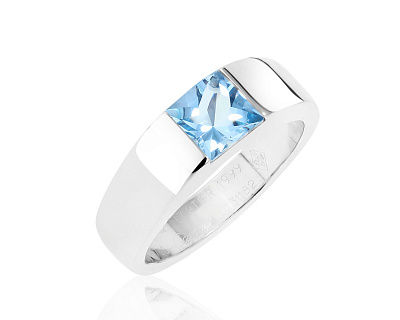 Оригинальное золотое кольцо с аквамарином 1.15ct Cartier 241121/3