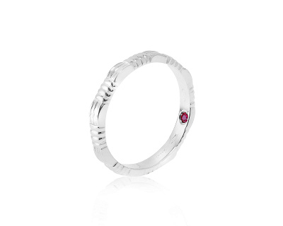 Оригинальное золотое кольцо с рубином 0.02ct Roberto Coin 261222/2
