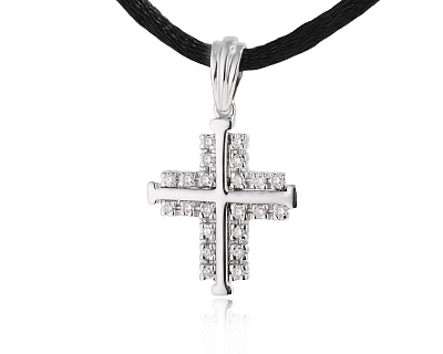 Золотой кулон с бриллиантами 0.26ct 021024/6