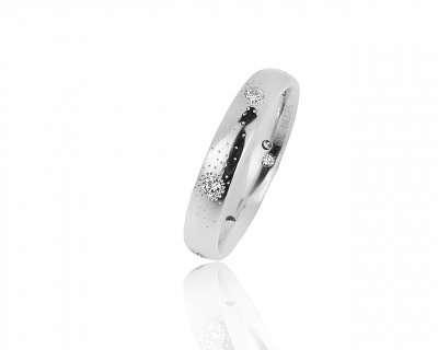 Оригинальное золотое кольцо с бриллиантами 0.18ct De Beers 071219/18