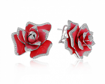 Оригинальные золотые серьги с бриллиантами 1.10ct Roberto Coin 080621/17