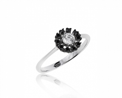 Изысканное золотое кольцо с бриллиантами 0.34ct 220220/3