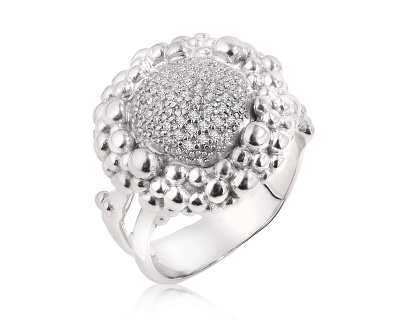 Золотое кольцо с бриллиантами 0.25ct 080325/1