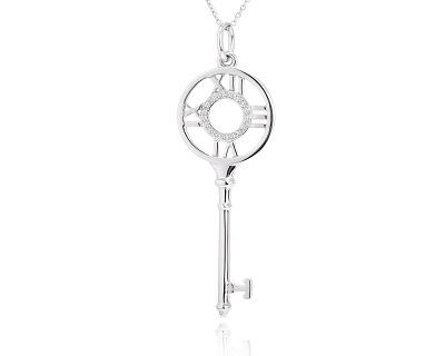 Оригинальный золотой кулон Tiffany&Co Atlas Key 210125/1