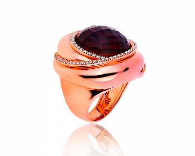 Оригинальное золотое кольцо с бриллиантами 0.45ct Effepi Gioielli 300719/6