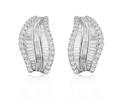 Оригинальные золотые серьги с бриллиантами 5.22ct Valentin Yudashkin 140225/20