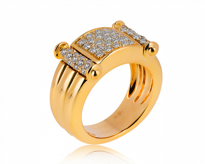 Оригинальное золотое кольцо с бриллиантами 0.63ct Audemars Piguet 260720/1