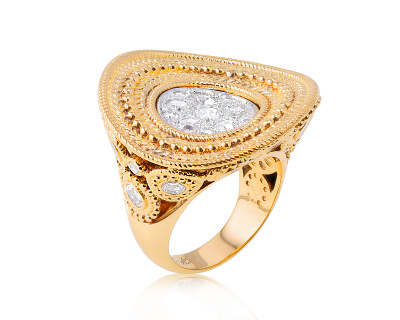 Оригинальное золотое кольцо Carrera y Carrera Ruedo Maxi 031223/1