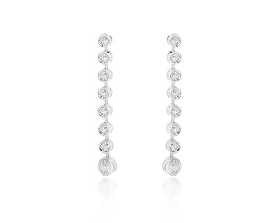Оригинальные золотые серьги с бриллиантами 0.82ct МЮЗ Grace 300425/3