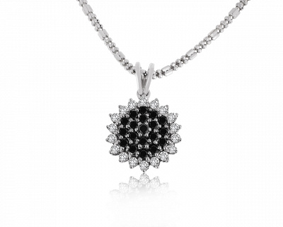 Притягательный золотой кулон с бриллиантами 0.86ct 310820/20