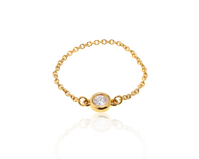Оригинальное золотое кольцо Tiffany&Co Elsa Peretti 150523/3