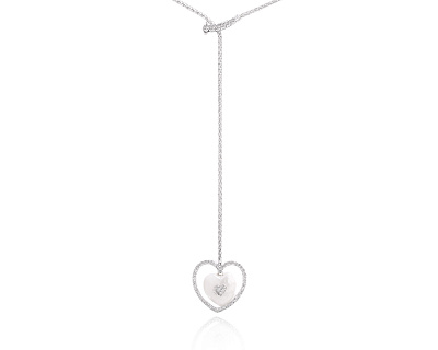 Оригинальное золотое колье с перламутром 2.95ct Yvel 290325/18