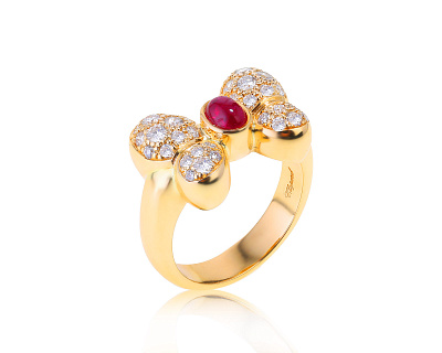 Оригинальное золотое кольцо с рубином 0.53ct Chopard 280922/5