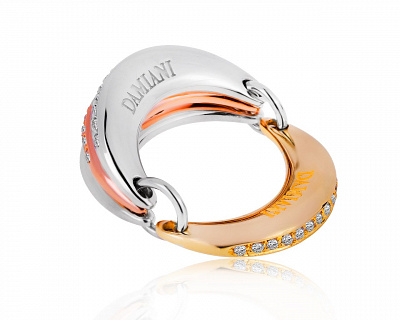 Оригинальное золотое кольцо с бриллиантами 0.48ct Damiani 130320/19