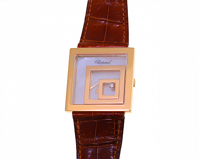 Оригинальные золотые часы с бриллиантом 0.05ct Chopard Happy Spirit 231120/4