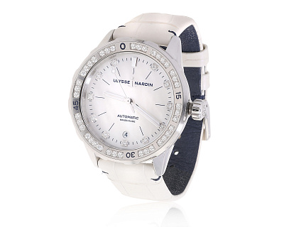 Оригинальные стальные часы Ulysse Nardin Lady Diver 8163 190525/КМ195