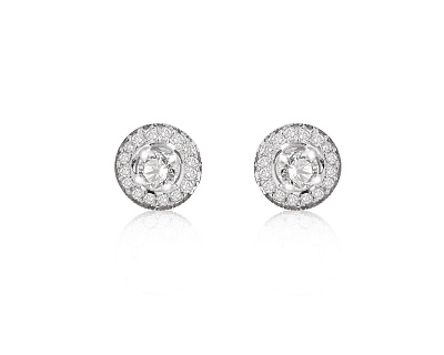 Золотые серьги с бриллиантами 0.59ct 251224/2