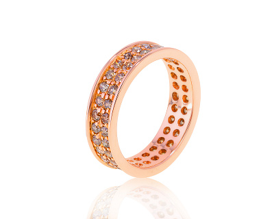 Итальянское золотое кольцо с бриллиантами 2.61ct 070622/15