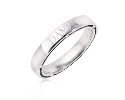 Оригинальное золотое кольцо с бриллиантами 0.09ct Damiani D.Side 220225/18