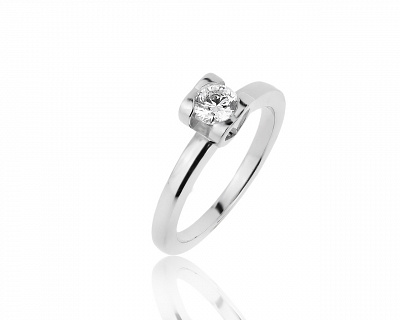 Оригинальное золотое кольцо с бриллиантом 0.30ct Chopard 061119/4