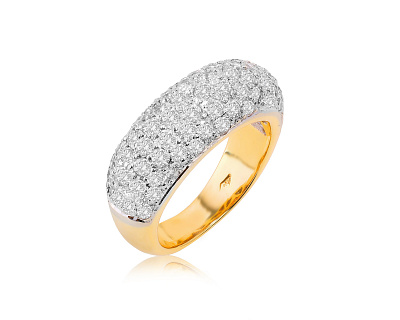 Золотое кольцо с бриллиантами 1.92ct 310823/5