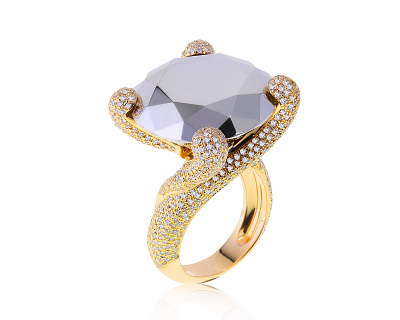 Оригинальное золотое кольцо с бриллиантами 2.62ct Chopard 190722/1
