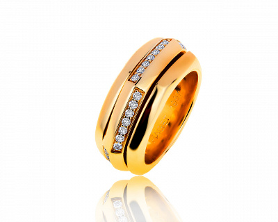 Оригинальное золотое кольцо с бриллиантами 0.60ct Piaget 210819/29