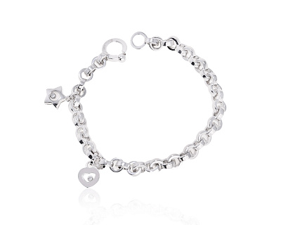 Оригинальный золотой браслет Chopard Happy Diamonds 271224/9
