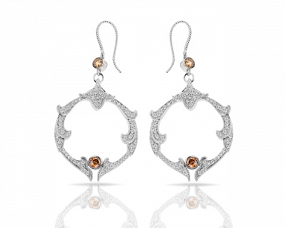 Оригинальные золотые серьги с бриллиантами 1.80ct Roberto Coin 020318/13